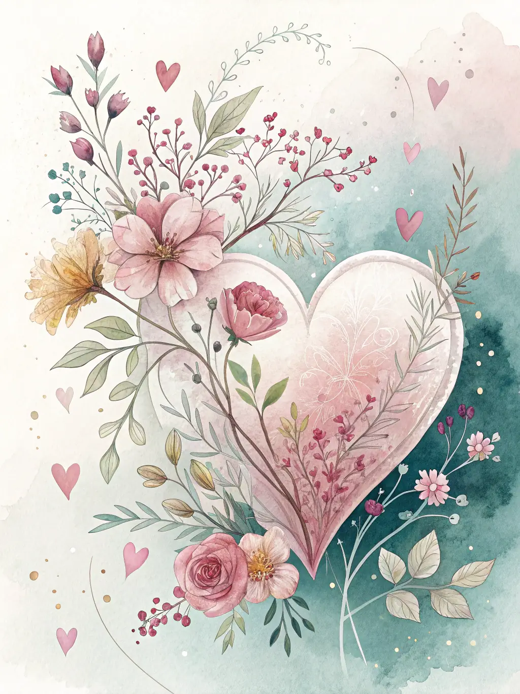 An abstract image representing personalized support, such as a hand gently holding a glowing heart, symbolizing care and guidance.